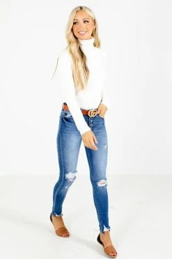 Zenana Clear Skies Turtleneck Top 64 Zenana Clear Skies Turtleneck Top -Bella Ella Sales Clear Skies Cream Top Full Side 5000x