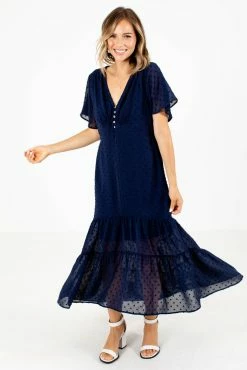 HYFVE Countless Compliments Navy Maxi Dress -Bella Ella Sales Countless Compliments Dress Full Front2 5000x