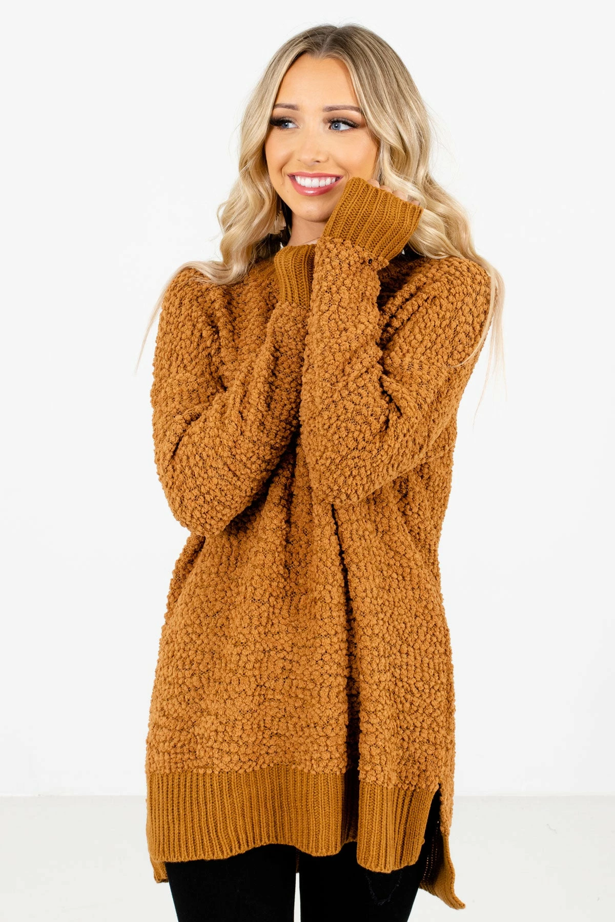 Bella Ella Boutique Crushing On You Mustard Sweater 7 Bella Ella Boutique Crushing On You Mustard Sweater - Image 7