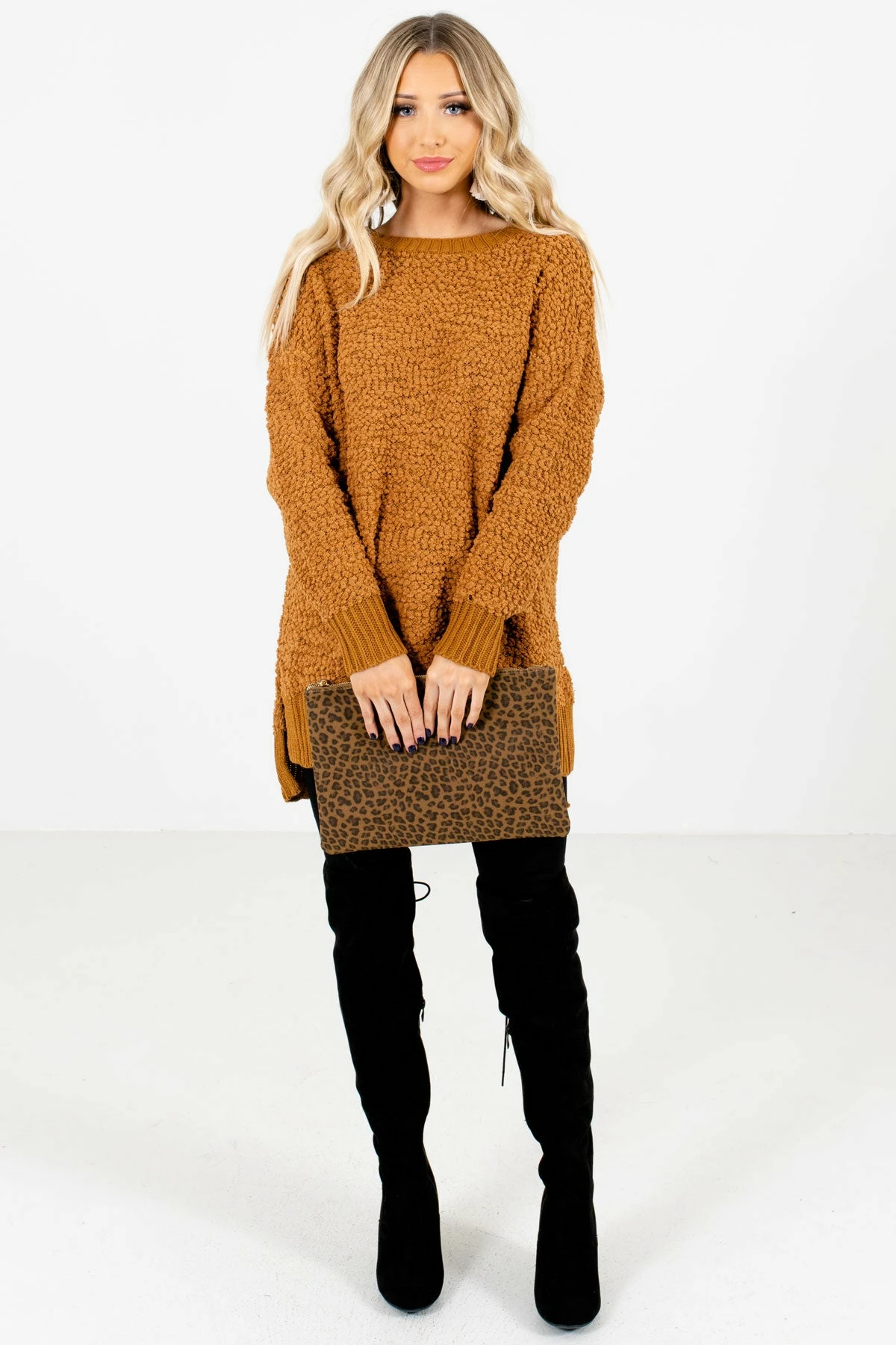 Bella Ella Boutique Crushing On You Mustard Sweater 5 Bella Ella Boutique Crushing On You Mustard Sweater - Image 5