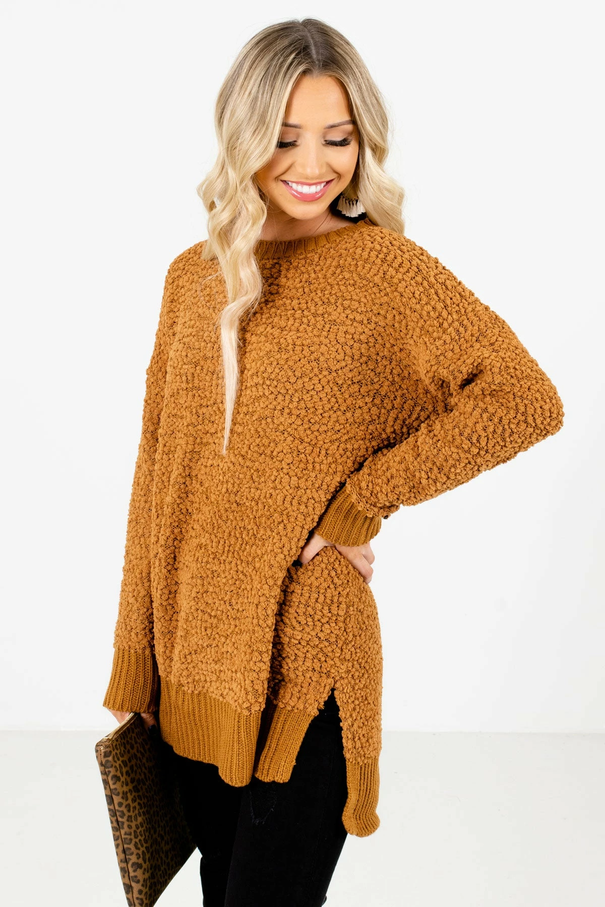 Bella Ella Boutique Crushing On You Mustard Sweater 6 Bella Ella Boutique Crushing On You Mustard Sweater - Image 6