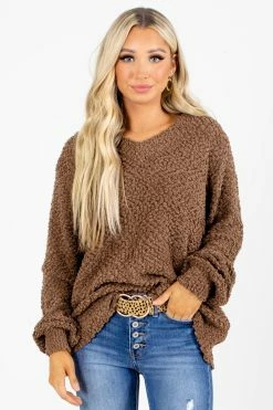Zenana Dare To Dream Popcorn Knit Sweater