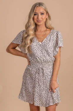 Kori America Daring Daydreams Mini Dress -Bella Ella Sales DaringDaydreamsMiniDressWhiteFront 5000x