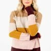 Bella Ella Boutique Dream Come True Mustard Multi Striped Sweater