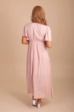 In Loom Embracing All Of You Embroidered Midi Dress -Bella Ella Sales EmbracingAllOfYouEmbroideredMidiDressBack 5000x