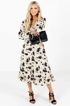 Very J Endless Enchantment Floral Midi Dress -Bella Ella Sales EndlessEnchantmentDressFront 5000x