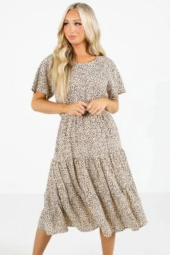 Reborn J Explore The Wild Patterned Midi Dress