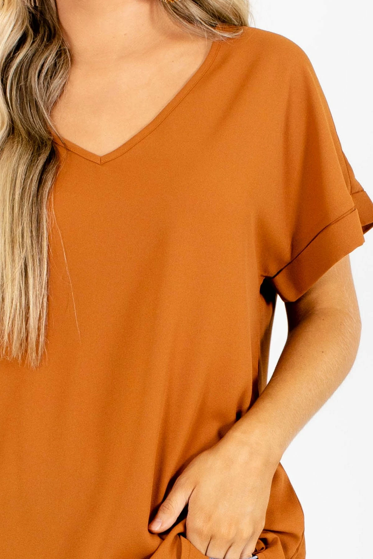 Zenana First Kiss V-Neck Blouse 12 Zenana First Kiss V-Neck Blouse - Image 12