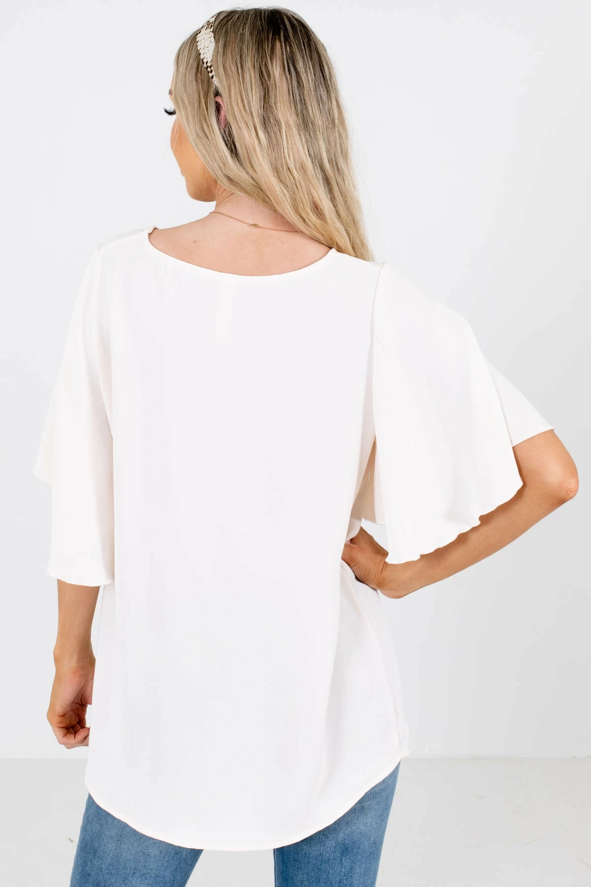 Zenana Focus On The Good Button Blouse 9 Zenana Focus On The Good Button Blouse - Image 9