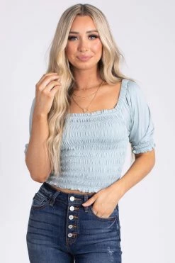 Lovetree From The Shore Crop Top -Bella Ella Sales FromTheShore Crop Top Mint 5000x