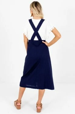 Bella Ella Sales -Bella Ella Sales Gal Pal Blue Dress Back 5000x