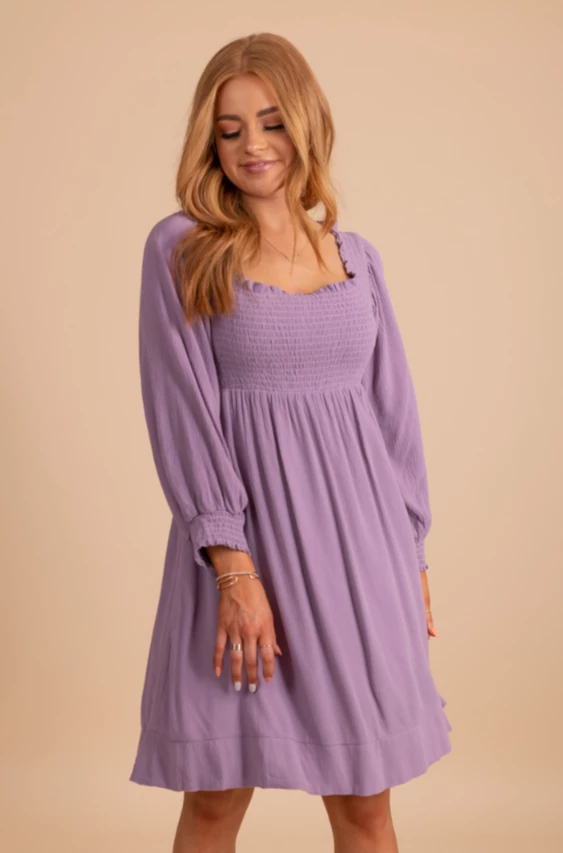 Listicle Gentle Gleam Long Sleeve Mini Dress 5 Listicle Gentle Gleam Long Sleeve Mini Dress - Image 5