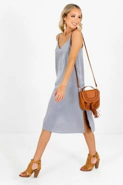 Bella Ella Boutique Girls Night Gray Satin Knee-Length Dress 13 Bella Ella Boutique Girls Night Gray Satin Knee-Length Dress -Bella Ella Sales Girls Night Gray Dress Full Side 5000x