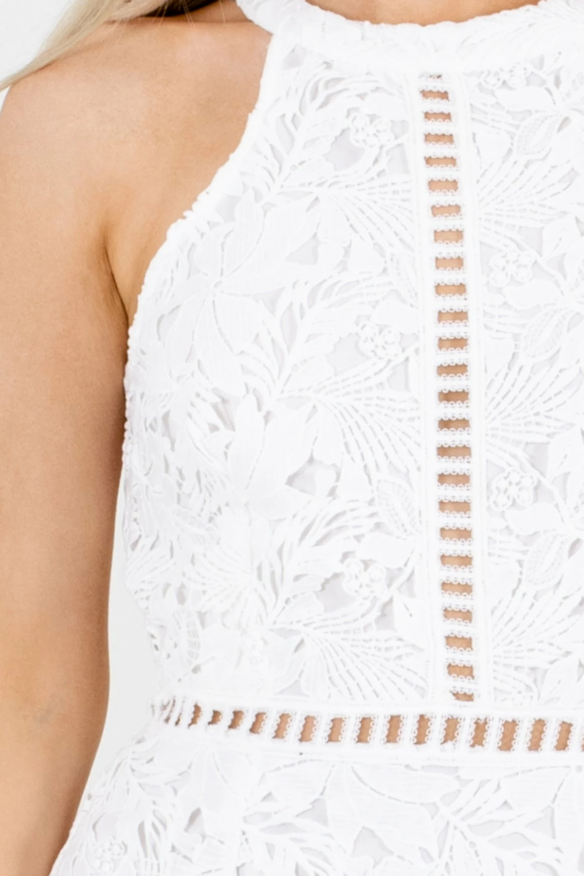 Wholesale Fashion Square Glamorous Life White Mini Dress 3 Wholesale Fashion Square Glamorous Life White Mini Dress - Image 3