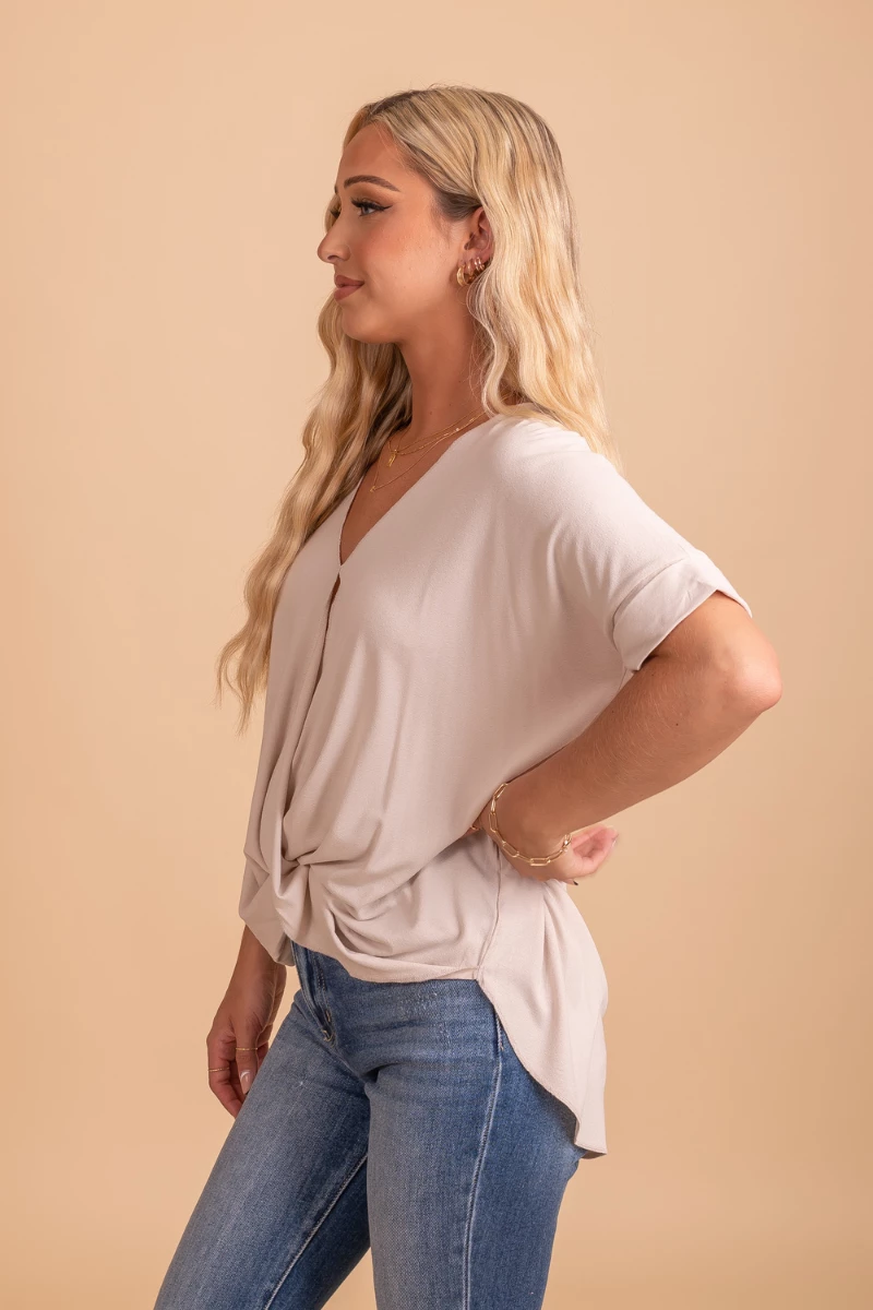 Zenana Going Steady Short Sleeve Blouse 5 Zenana Going Steady Short Sleeve Blouse - Image 5