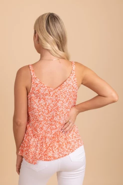 Blu Pepper Happy Girl V-Neck Tank Top 13 Blu Pepper Happy Girl V-Neck Tank Top -Bella Ella Sales HappyGirlV NeckTankTop PinkBack 5000x