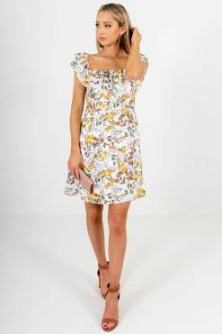 Bella Ella Boutique Honeysuckle White Floral Off-Shoulder Mini Dress 10 Bella Ella Boutique Honeysuckle White Floral Off-Shoulder Mini Dress -Bella Ella Sales Honeysuckle White Floral Off Shoulder Mini Dress Full 1 5000x