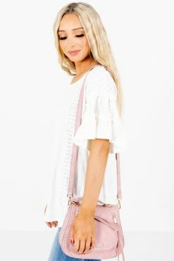 Bibi Just You & I Eyelet Top -Bella Ella Sales JustYou IWhiteBlouseSide 5000x