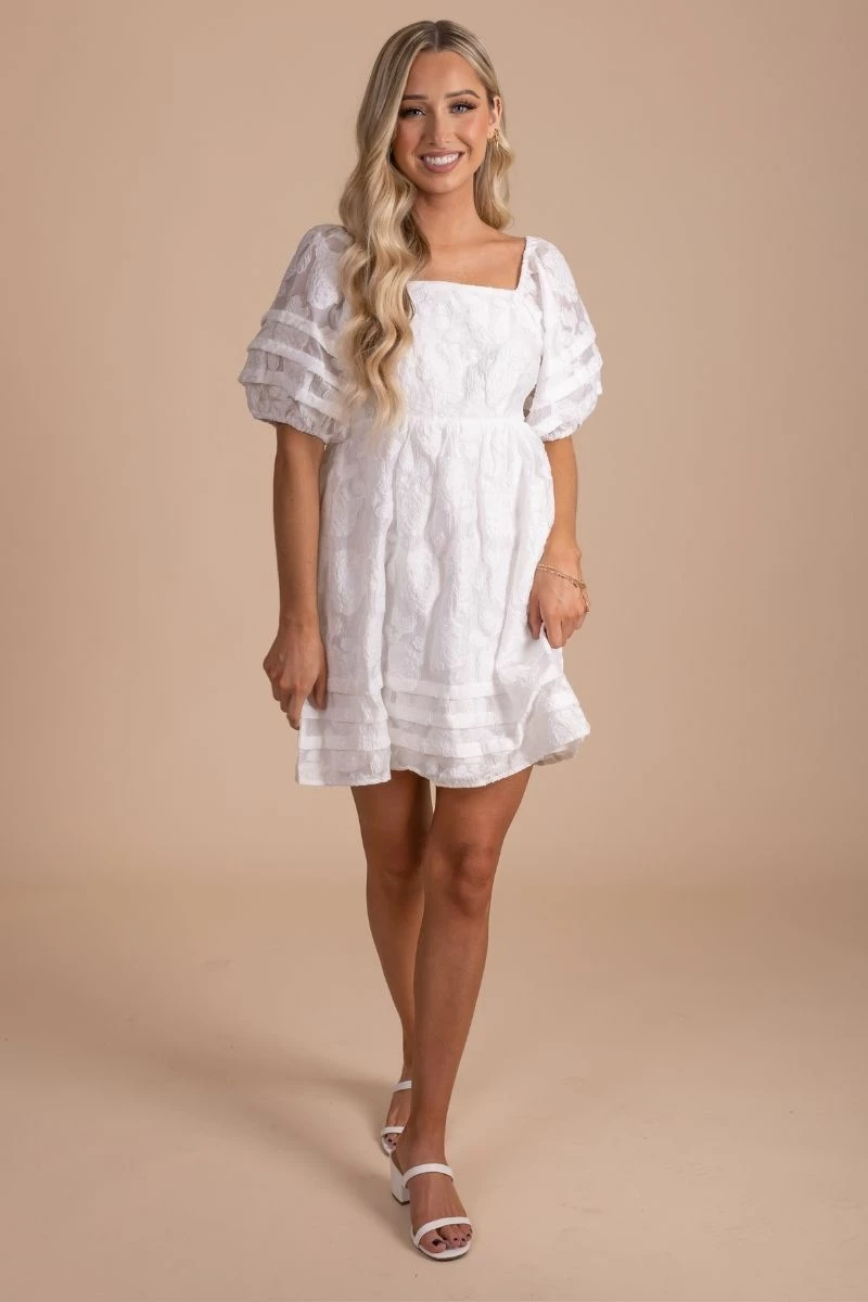 Listicle Leave A Mark Textured Mini Dress 5 Listicle Leave A Mark Textured Mini Dress - Image 5