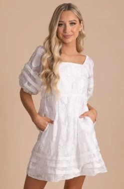 Listicle Leave A Mark Textured Mini Dress