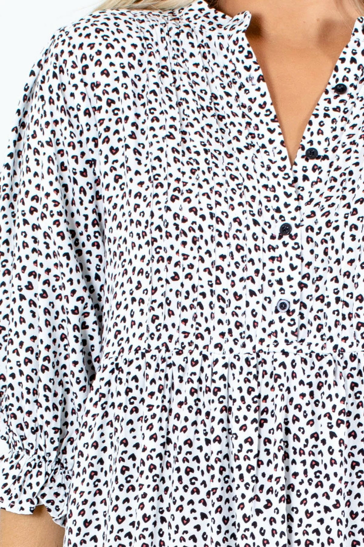 In Loom Living Wild White Patterned Maxi Dress 3 In Loom Living Wild White Patterned Maxi Dress - Image 3