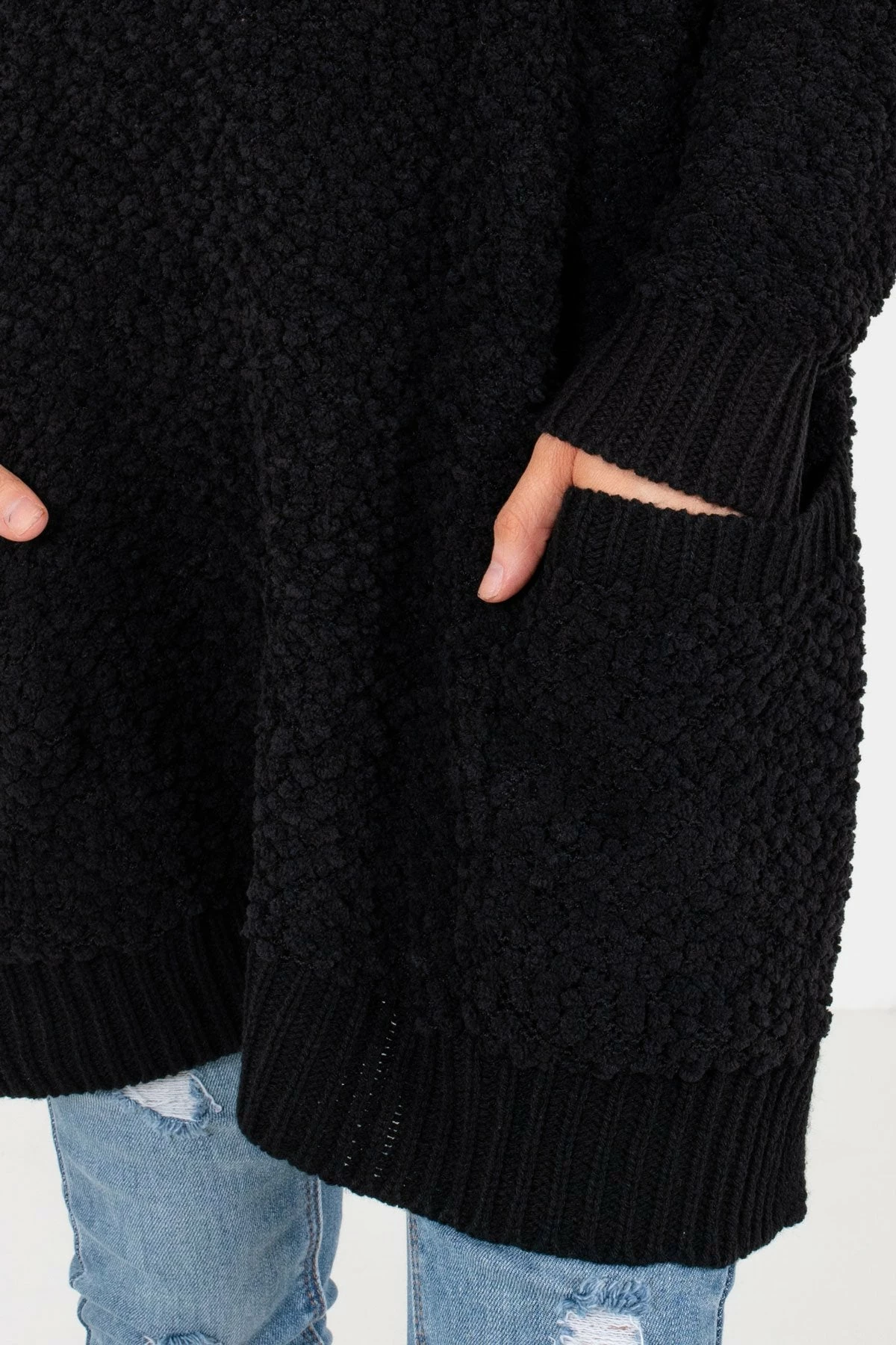Bella Ella Boutique Look This Way Black Sweater 3 Bella Ella Boutique Look This Way Black Sweater - Image 3