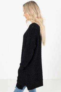 Bella Ella Boutique Look This Way Black Sweater 11 Bella Ella Boutique Look This Way Black Sweater -Bella Ella Sales Look This Way Black Sweater Side 5000x