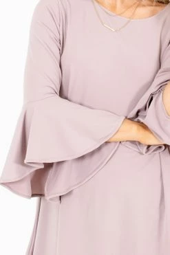 Zenana Looking Sharp Long Sleeve Blouse 13 Zenana Looking Sharp Long Sleeve Blouse -Bella Ella Sales LookingSharpBlouseBrownDetail 5000x