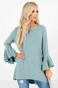 Zenana Looking Sharp Long Sleeve Blouse