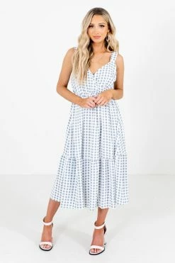 Bella Ella Boutique Love Like Mine White Patterned Midi Dress 13 Bella Ella Boutique Love Like Mine White Patterned Midi Dress -Bella Ella Sales Love Like Mine White Dress Full Front2 5000x