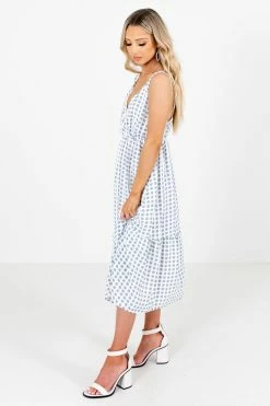 Bella Ella Boutique Love Like Mine White Patterned Midi Dress 12 Bella Ella Boutique Love Like Mine White Patterned Midi Dress -Bella Ella Sales Love Like Mine White Dress Side 5000x