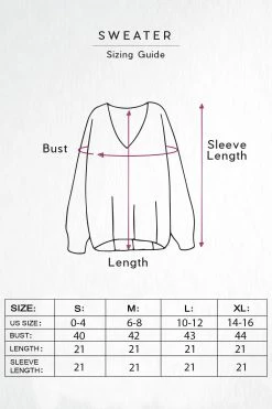 Bella Ella Boutique Love Cream Knit Sweater 11 Bella Ella Boutique Love Cream Knit Sweater -Bella Ella Sales Love Sweater Sizing 5000x