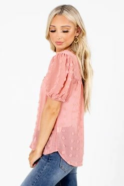 Bella Ella Boutique Loving It Textured Blouse -Bella Ella Sales Loving It Textured Blouse Side 5000x