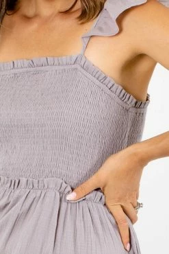 Listicle Mindful Living Maxi Dress 14 Listicle Mindful Living Maxi Dress -Bella Ella Sales Mindful Living Gray Dress Detail 5000x