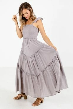 Listicle Mindful Living Maxi Dress 15 Listicle Mindful Living Maxi Dress -Bella Ella Sales Mindful Living Gray Dress Side 5000x