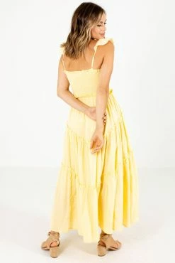 Listicle Mindful Living Maxi Dress 17 Listicle Mindful Living Maxi Dress -Bella Ella Sales Mindful Living Yellow Dress Back 5000x