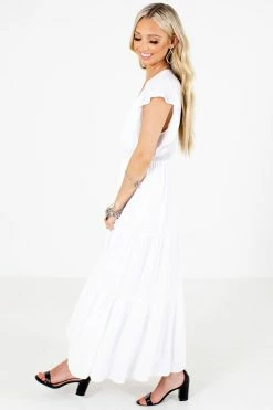 All In Favor More Than A Memory White Maxi Dress -Bella Ella Sales More Than a Memory White Dress Side 5000x