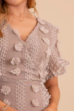 &merci Moving On Textured Mini Dress -Bella Ella Sales MovingOnTexturedMiniDress Detail 5000x