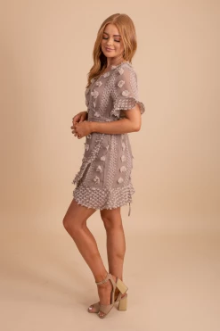 &merci Moving On Textured Mini Dress -Bella Ella Sales MovingOnTexturedMiniDress Side 5000x