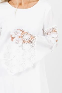 Wholesale Fashion Square My Great Love White Mini Dress 8 Wholesale Fashion Square My Great Love White Mini Dress -Bella Ella Sales MyGreatLoveWhiteDressDetail 5000x