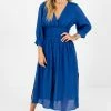 Bella Ella Boutique My Muse Blue Midi Dress