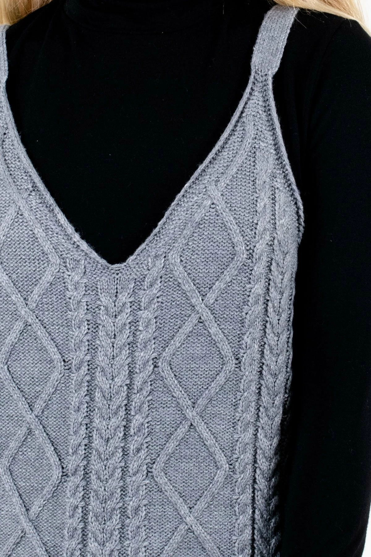 Bella Ella Boutique New Perspective Gray Knee-Length Dress 3 Bella Ella Boutique New Perspective Gray Knee-Length Dress - Image 3