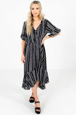 Kori America Nice To Meet You Patterned Midi Dress