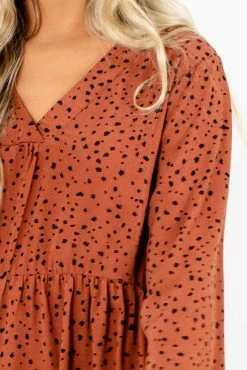 Easel Off The Grid Patterned Mini Dress -Bella Ella Sales Off The Grid Dress Detail 5000x