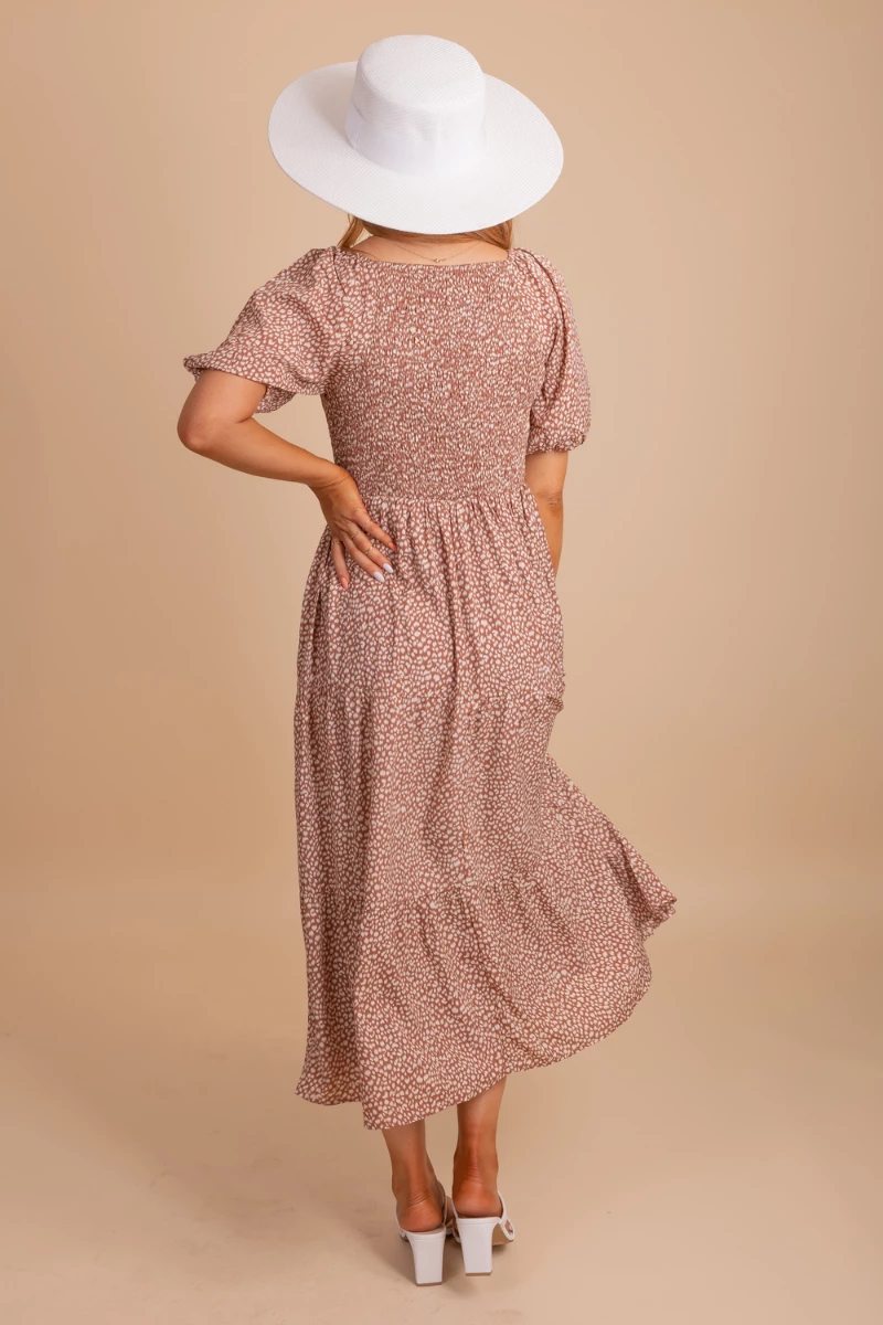 Polagram On The Wild Side Patterned Maxi Dress 3 Polagram On The Wild Side Patterned Maxi Dress - Image 3
