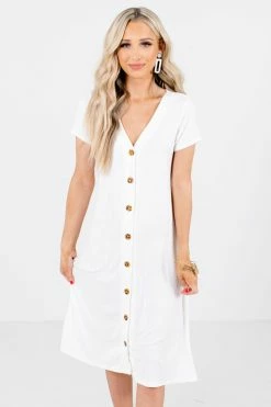 Heart & Hips One In A Million White Midi Dress -Bella Ella Sales One in a Million White Dress Front2 5000x