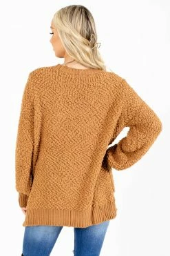 Zenana Open Arms Popcorn Knit Sweater 18 Zenana Open Arms Popcorn Knit Sweater -Bella Ella Sales Open Arms Sweater Back 5000x