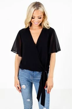 Zenana Sweet Success Wrap Top -Bella Ella Sales Product 5 5000x