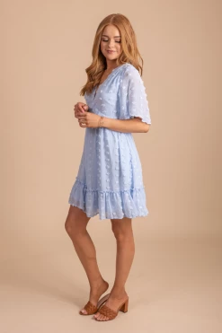 Listicle Reasons To Love You Polkadot Mini Dress -Bella Ella Sales ReasonsToLoveYouPolkadotMiniDress Side 5000x