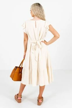 Bella Ella Sales -Bella Ella Sales SetMeUpCreamMidiDressBack 5000x